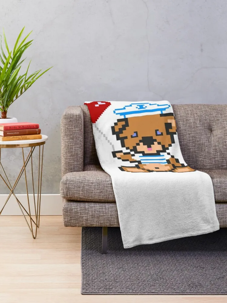 Copie de Pixel Bear Geek Throw Blanket Travel For Decorative Sofa Personalized Gift Blankets