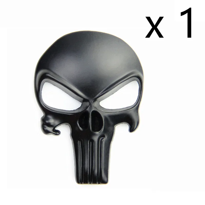 3D Skull Metal Sticker for Gun Taurus 1911 AR15 AK47 M4 M16 AR10 Glock G17 19 22 23 34 G43x Airsoft Rifle Pistol Gun Accessories