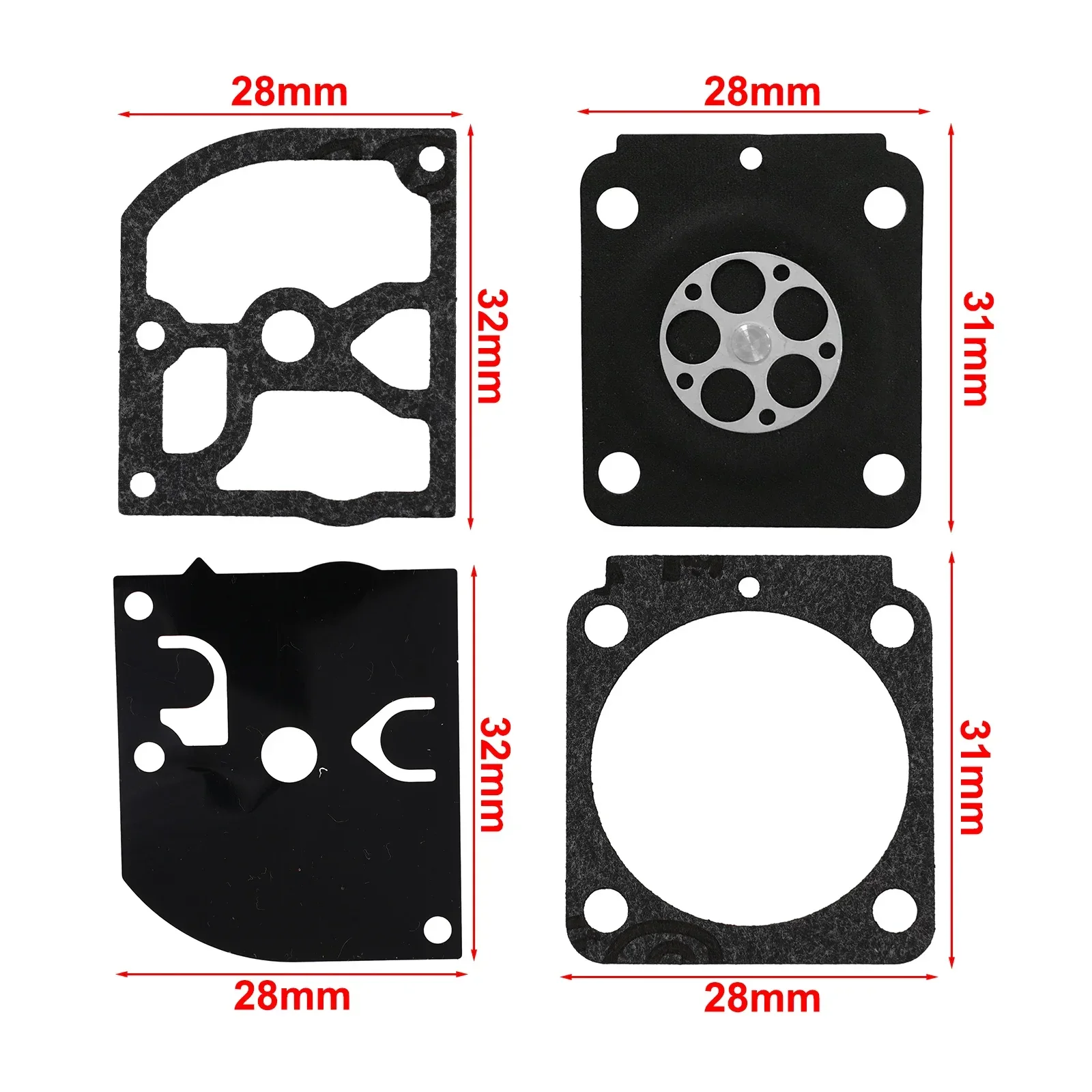 

Carb Rebuild Kit Carburetor HS45 FS55 BG45 HS45 FS55/38 BG45 Spare Parts Fittings HS45 FS55 FS38 BG45 RB-100 Sale