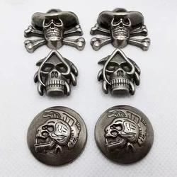 5 Pcs Metal Concho Rivet Studs Spikes Punk Rock DIY Leather Craft Bracelet Apparel Cloth Shoe Bag Pets Collar Parts Accessories