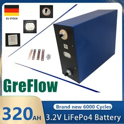 UA 320Ah 3.2V Lifepo4 Battery Rechargeable Cell 12V 24V 48V Grade A Lithium Iron Phosphate Prismatic For RV Boats