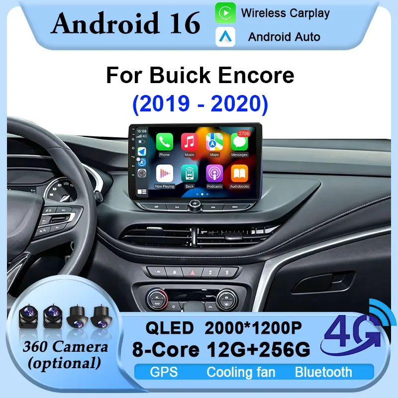 

Head Unit Android 16 10inch For Buick Encore 2019-2020 Stereo Screen Wireless Carplay Car Radio Multimedia Video Navigation WIFI