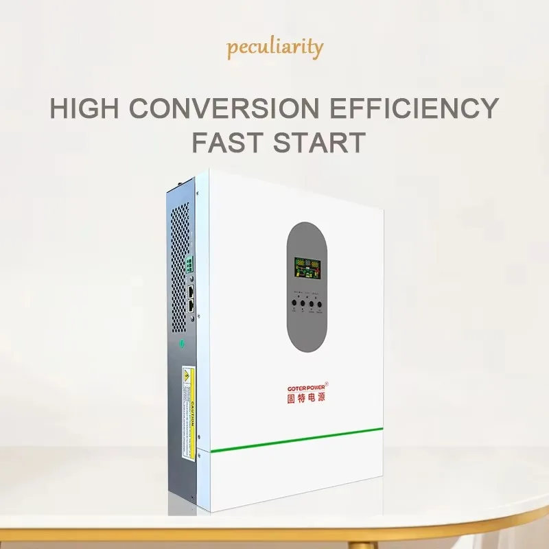 Power SPI-5.5K-48V 220-240V Input Single Phase 5.5K Solar Inverter Home Grid Pure Sine Wave Hybrid System 60Hz Output