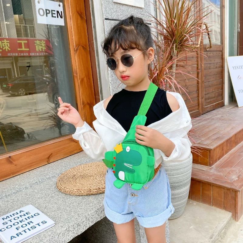 Trendy Children Messenger Bag Boys Crossbody Bags Dinosaur Chest Bag Cute Baby Mother Kids Bags for Girl Сумка Женская Bolsos