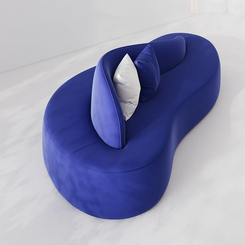 

Sofa sitting area reception curved double-sided creative simple light luxury