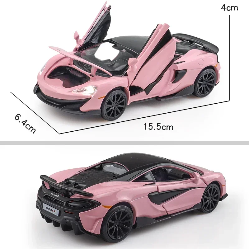 1:36 McLaren 600LT Super Sports Simulation Exquisite Diecasts & Toy Vehicles RMZ City Alloy Car Model Railed