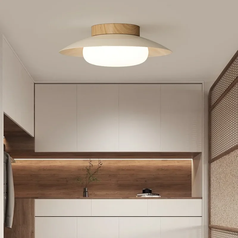 Cream wind balcony light Ceiling Japanese corridor medieval wabi wind aisle French entrance