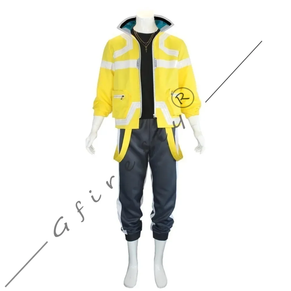 Cyberpunk: Edgerunners David Lucy Cosplay Costume with Wig Accessories Anime Sci-Fi Role-Play Wear for Comic Con Themed Events