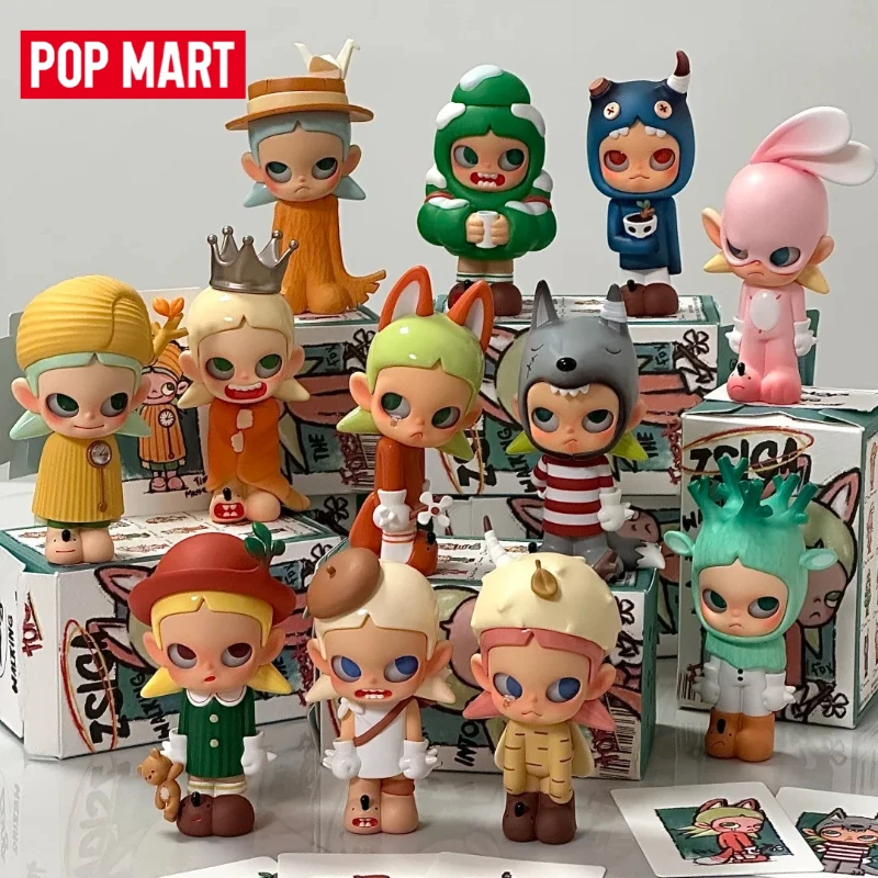 

Genuine POPMART Zsiga Walking Into The Fores Series Blind Box Forest Healing Lonely Fairy Tale Gentle Grotesque Lucky Gift
