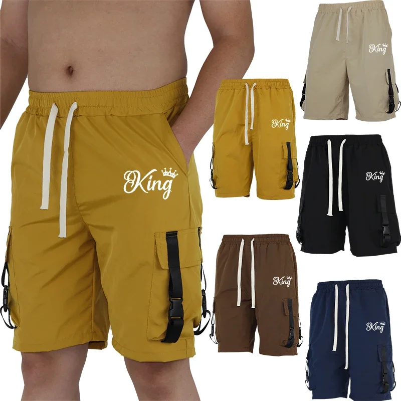 

Men's Statement Printed Cargo Shorts Unique Patterns Multi-Pocket Casual Summer Outdoor Wear Street Style Utility Pants Fashion