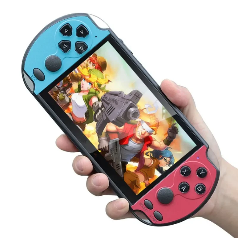 

5.1 Inch Handheld Game Console 8G Plus Video Handheld Host Player Retro Games LCD Display Play Children AV Output MP3 Music USB