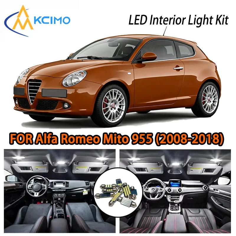 

KCIMO For Alfa Romeo Mito 955 2008-2018 LED Lights, Chic Italian Compact Glow, 2 Options, Premium Quality