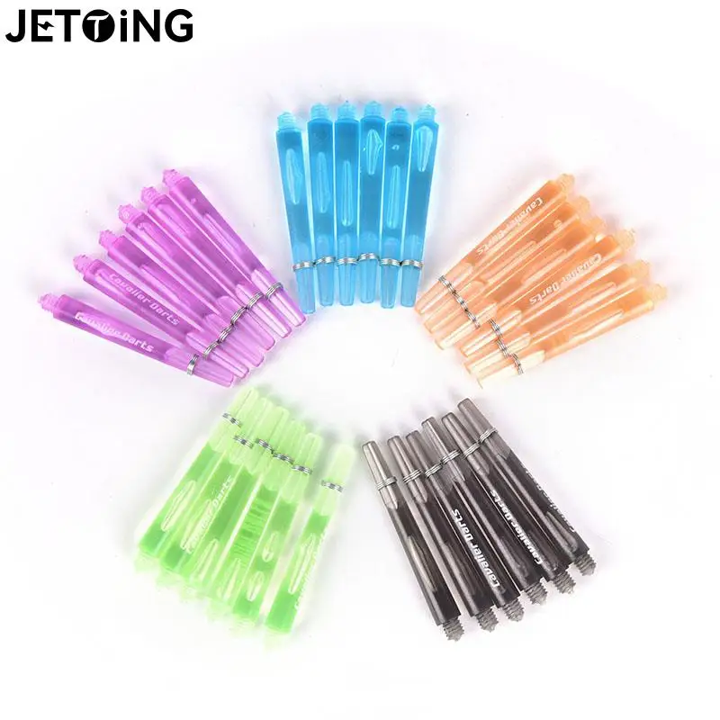 Accessoires de fléchettes en nylon avec joint torique, fil 2BA, 5 couleurs, 45mm, 6 pièces