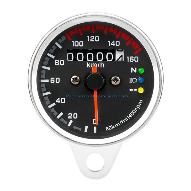 41XA Stylish Motorcycle Odometer Gauge with Enhanced Visibility Backlit Motorcycle Display Motorcycle Tachometer for Bikes