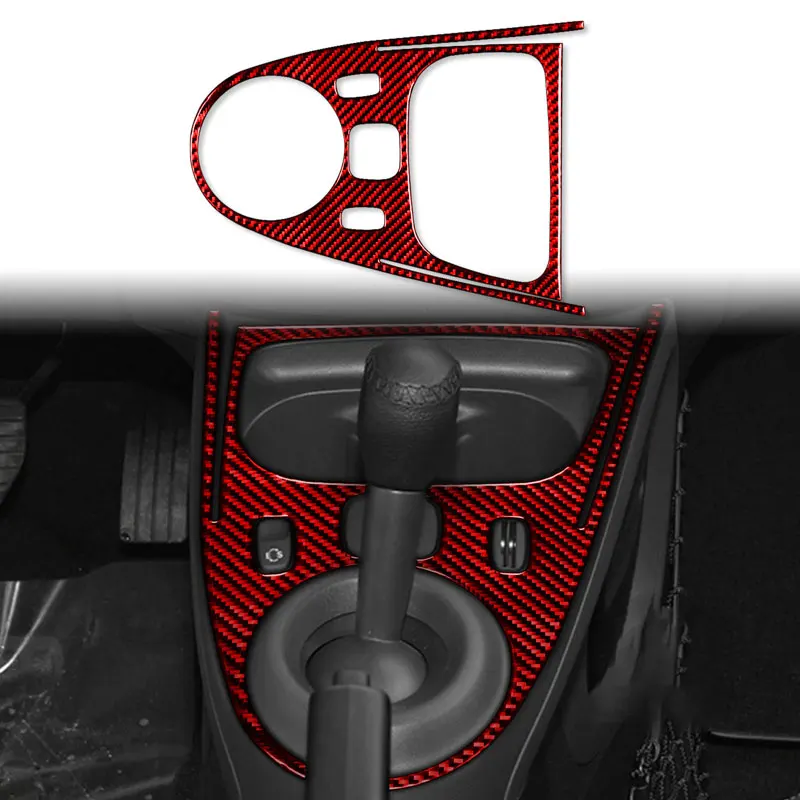 

Декоративная наклейка на центральную панель управления автомобиля, карбоновый стиль, для Smart 453 Fortwo Forfour, аксессуары для интерьера автомобиля