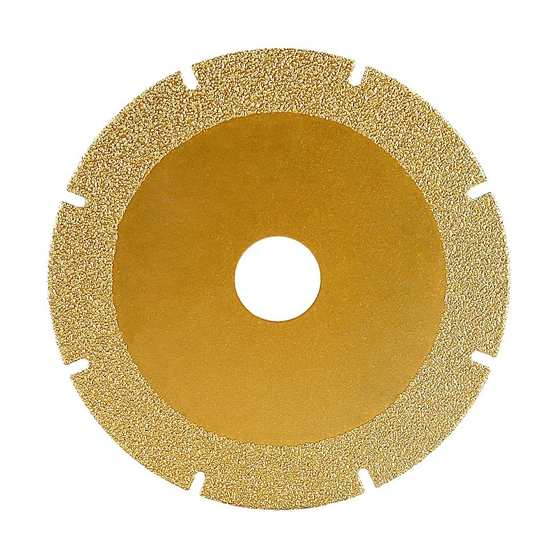 1PC 110mm Diamond Cutting Disc Continuous Segmented Rim Dry Wet Circular Saw Blade for Marble Metal Cast Iron Rebar Cutting