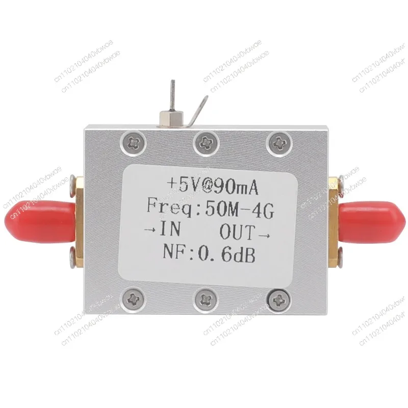 Ultra-low noise NF = 0.6dB high linearity 0.05-4 G wideband amplification LNA input down to -110dBm