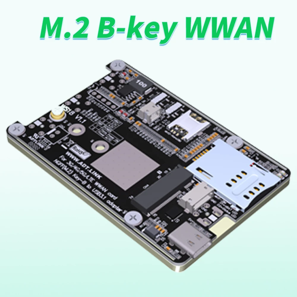 

WS18 M.2 B-key WWAN 3G 4G 5G модуль памяти с интерфейсом USB Type-C Gen2x1, плата адаптера, карта с поддержкой 2230/3042/3052