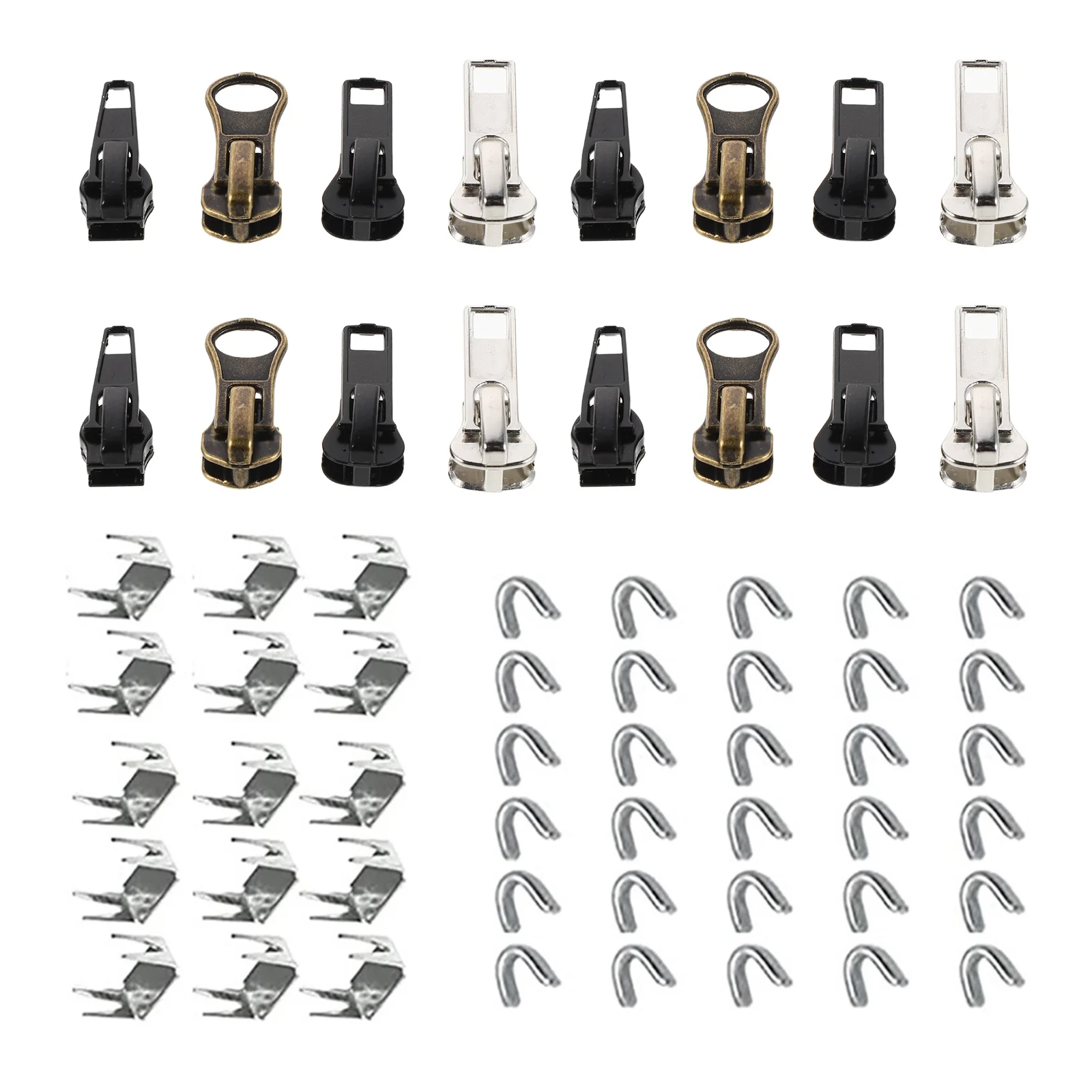 

1 Set Heavy Duty Pull Replacement Kit Detachable For Jackets Backpacks Luggage Instant Tool Repair Kit For Jackets Zipper Pull