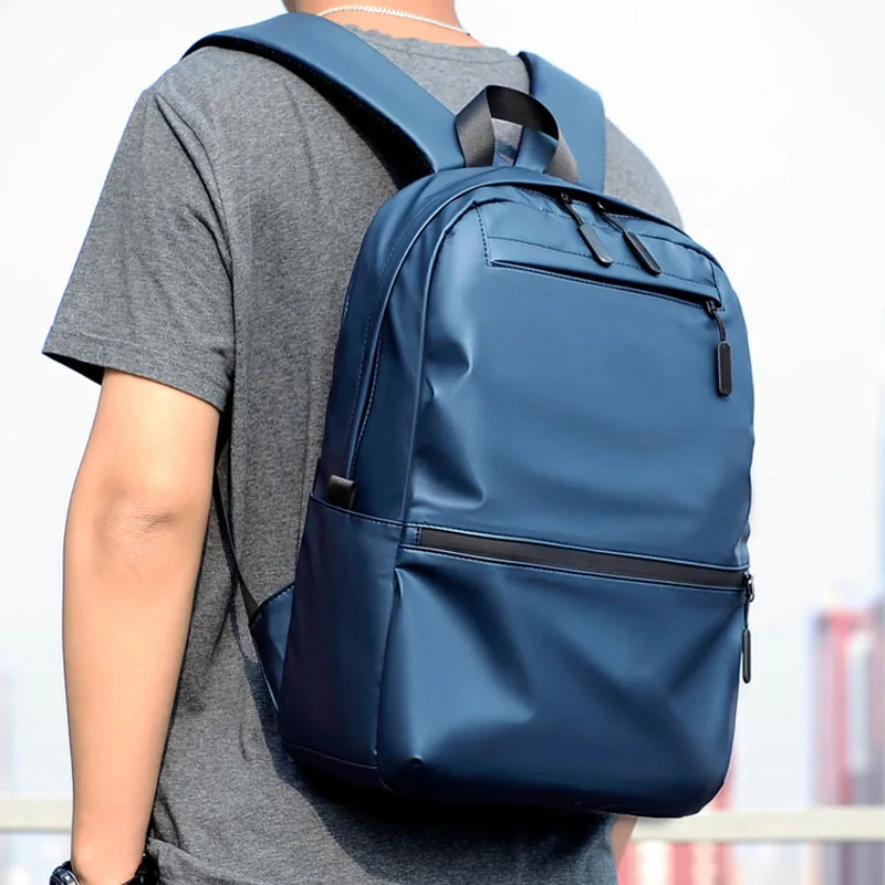 High Quality Men Ultralight Backpack For Male Soft Polyester Fashion School Backpack Laptop Waterproof Travel Shopping Bags Hot