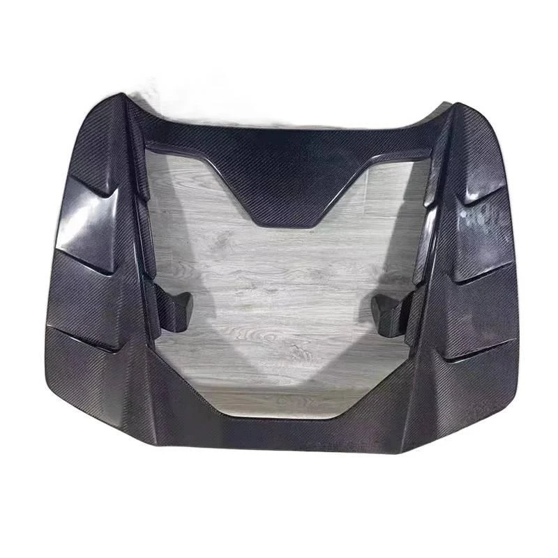 

Carbon Fiber Glass Engine Cover 488 GTB Spider F142M Mansory Style Performance Body Kit Upgrade