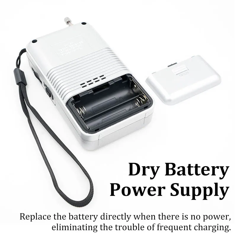 راديو جيب محمول صغير FM/AM ثنائي النطاق أجهزة الراديو العالمية مع 3.5 مللي متر سماعات جاك/هوائي عالي الحساسية/مكبر صوت #5