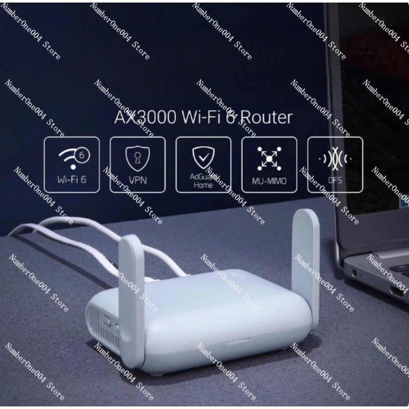 

WiFi6 Portable Travel Router High Speed Networking Router For Home & Outdoor Use