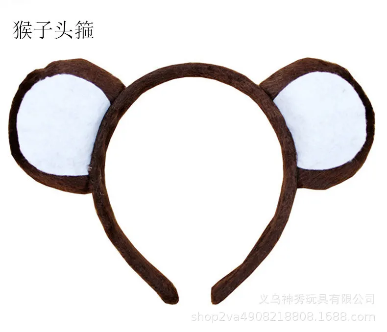 Erwachsene Kinder Plüsch Cartoon Tier Stirnbänder Ohr Horn Haar Hoop für Geburtstag Party Cosplay Kostüm Halloween Weihnachten