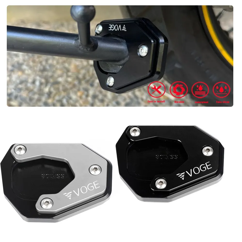 

Accessories For LONCIN VOGE 350 500 650 AC DS 650DS 500DS LX500R 350AC 500R Side Stand Extension Pad Kickstand Enlarger Plate