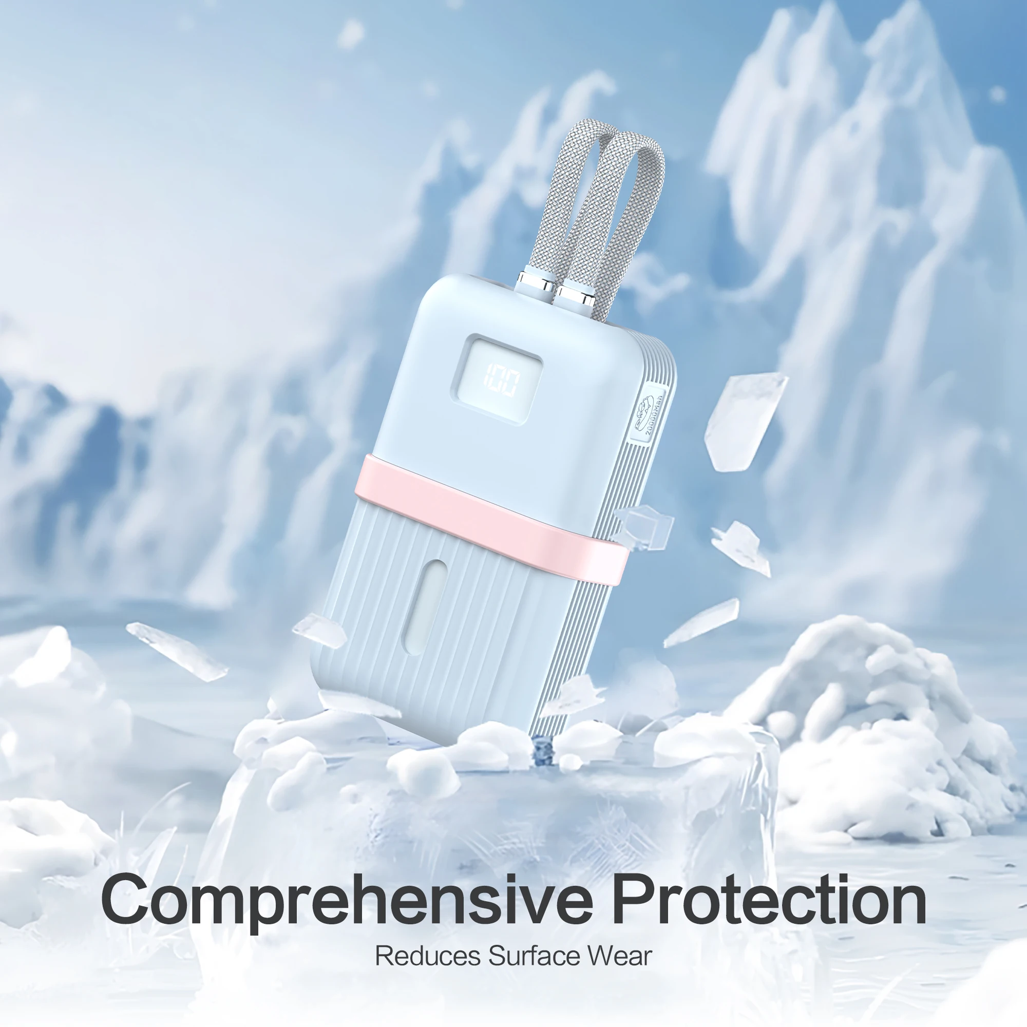 SIKAI غطاء من السيليكون ل Anker 10000/20000mAh 30 واط/35 واط قوة البنك الغطاء الواقي ل Anker محمول قوة البنك شاحن محمول