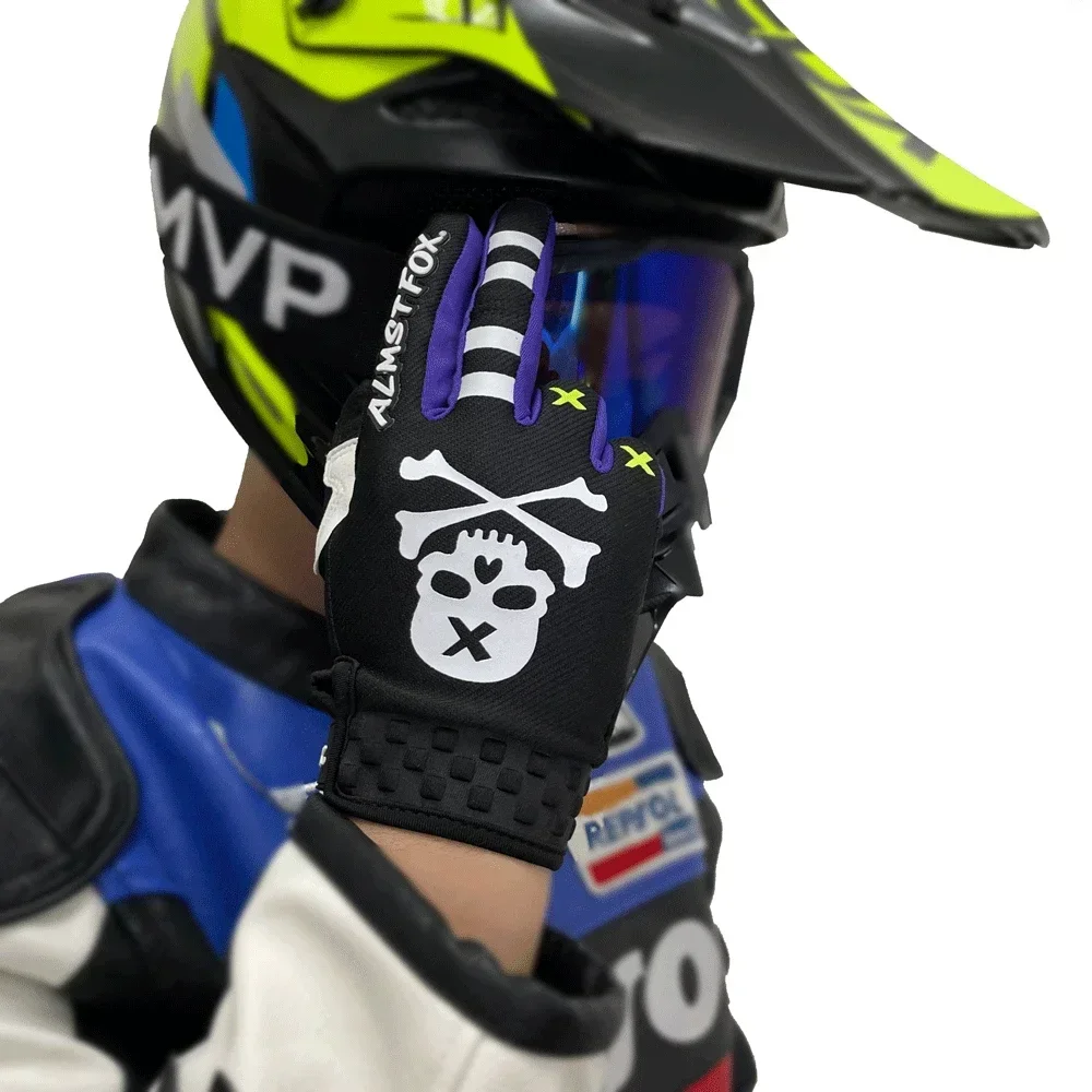 Almst tilki motosiklet eldivenleri Off-road yokuş aşağı dağ bisikleti Guantes DH MX MTB motosiklet eldivenleri erkek kadın eldiven aksesuarları