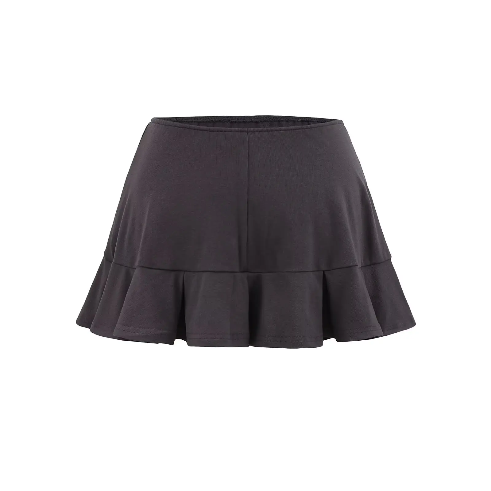 تنورة نسائية قصيرة مطوية على شكل حرف A مضادة للضوء بأسلوب رياضي أمريكي عصري للصيف