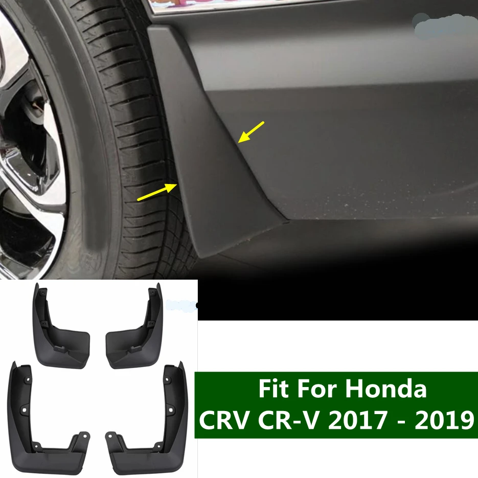 

Plastic Front Rear Mud Guard Mudguards Splash Flaps Protector Frame Cover Fit For Honda CRV CR-V 2017 - 2019 Car Accessories