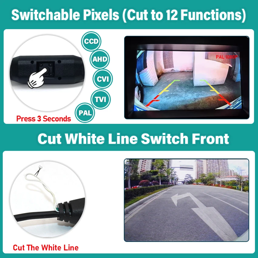 AHD 1080P FishEye Vehicle Rear View Backup Camera HD Night Vision For Mercedes Benz C Class W203 5D Wagon E Class W211 2001~2008