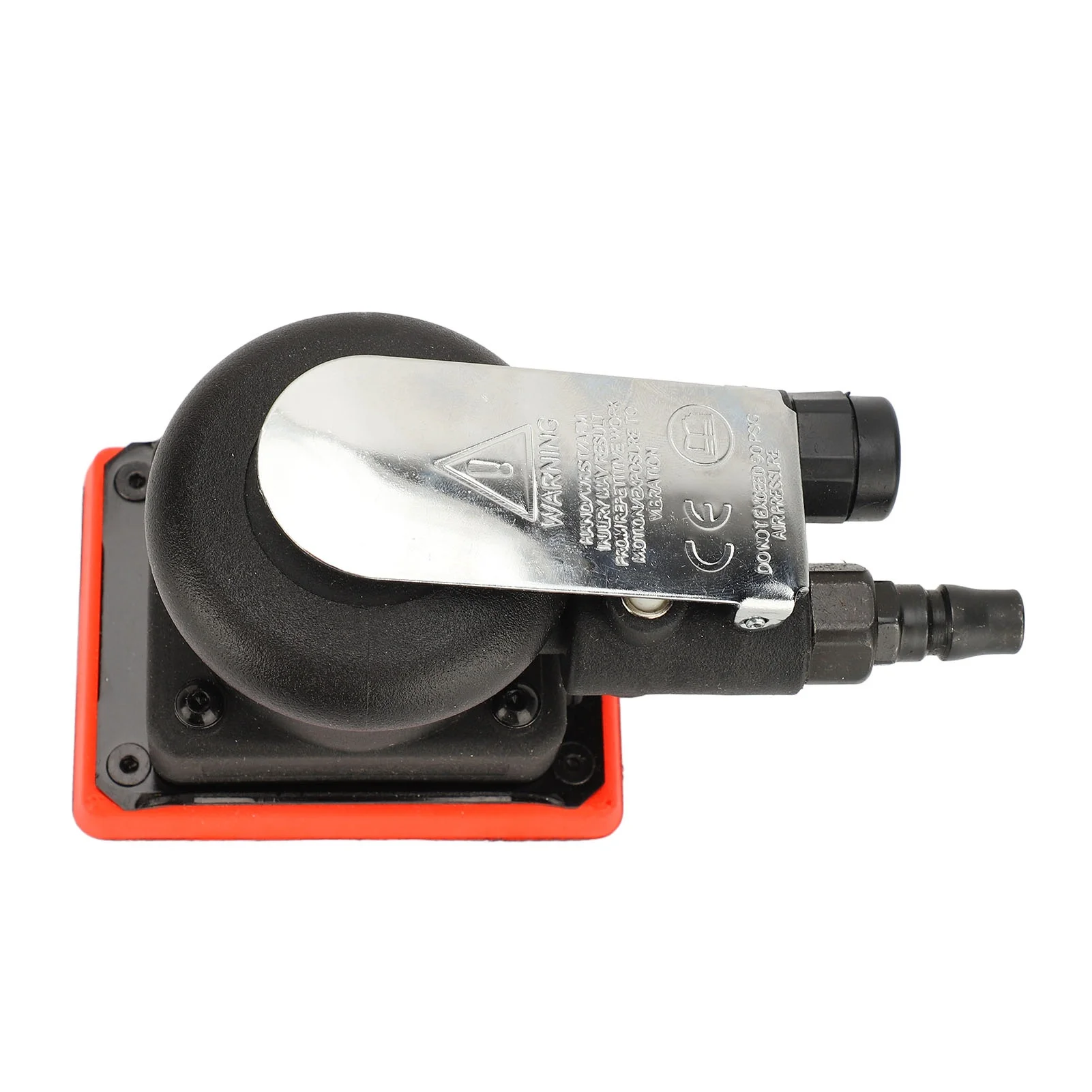 Square Air Sander 12000rpm High Speed Pneumatic Grinding Sanding Machine for Car Waxing Polishing 75x100mm Black