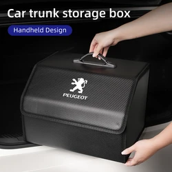 Car Trunk Storage Box Organizer Stowing Tidying Container Bag For Peugeot 407 508 2008 5008 307 308 3008 206 207 208 107 106 205