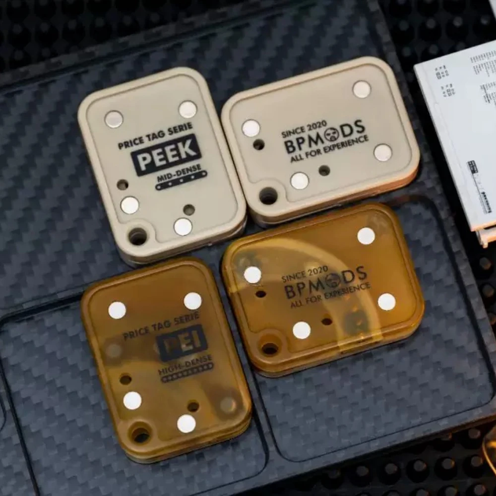 BPMODS EDC Price Tag Main Body Made of New Material PEEK PEI Fingertip Push Card Decompression Toy