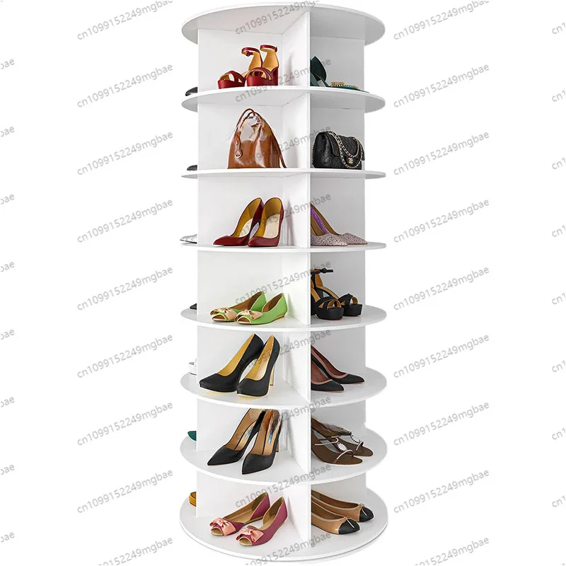 

7-Layer rotating shoe rack Multi-layer shoe cabinet display rack 360-degree shelf
