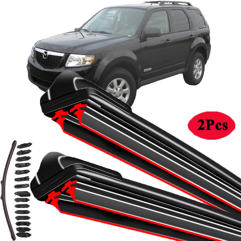 

For Mazda Tribute EP ER 2000-2011 Car Windshield Wiper Blade Front Windscreen Brushes Washer Accessories Cleaning Replacement