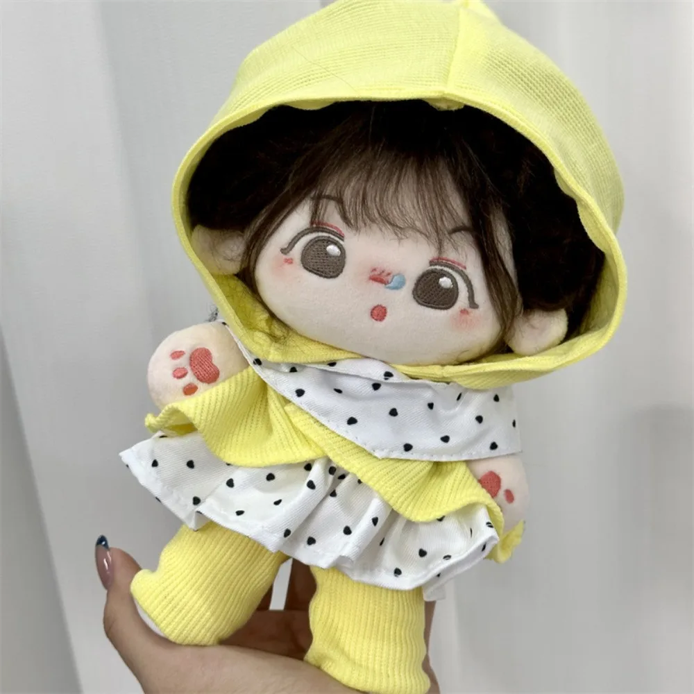 

Для 20 см плюшевая кукла, одежда, шляпа, одежда, обувь, нарядные аксессуары для кукол, практические способности, детские подарочные игрушки