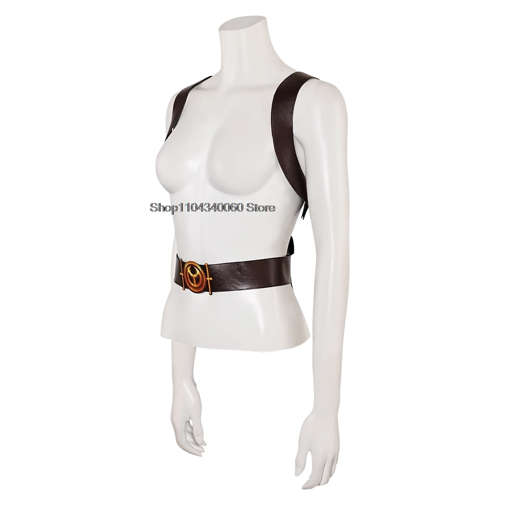 Acrane LOL Caitlyn เข็มขัดสายคล้องไหล่คอสเพลย์ Roleplay กระเป๋าฮาโลวีน Carnival Party แฟนตาซีผู้ใหญ่ผู้หญิงเครื่องแต่งกายอุปกรณ์เสริม