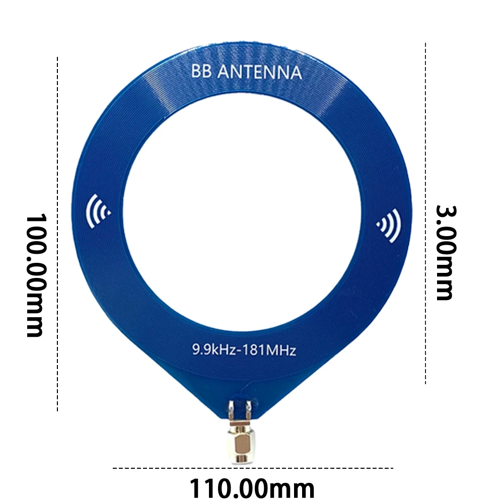 Antena Circular de anillo pequeño, accesorio BB de 9,9 khz-181mhz, Donut MW/SW, para receptor SDR de malaquita, TEF6686