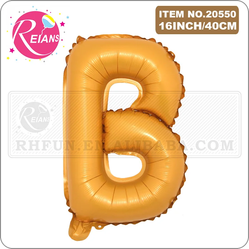 16 inch Orange Letter Number Alphabet Foil Balloons Birthday Party Wedding Decoration event & party supplies birthday balloons