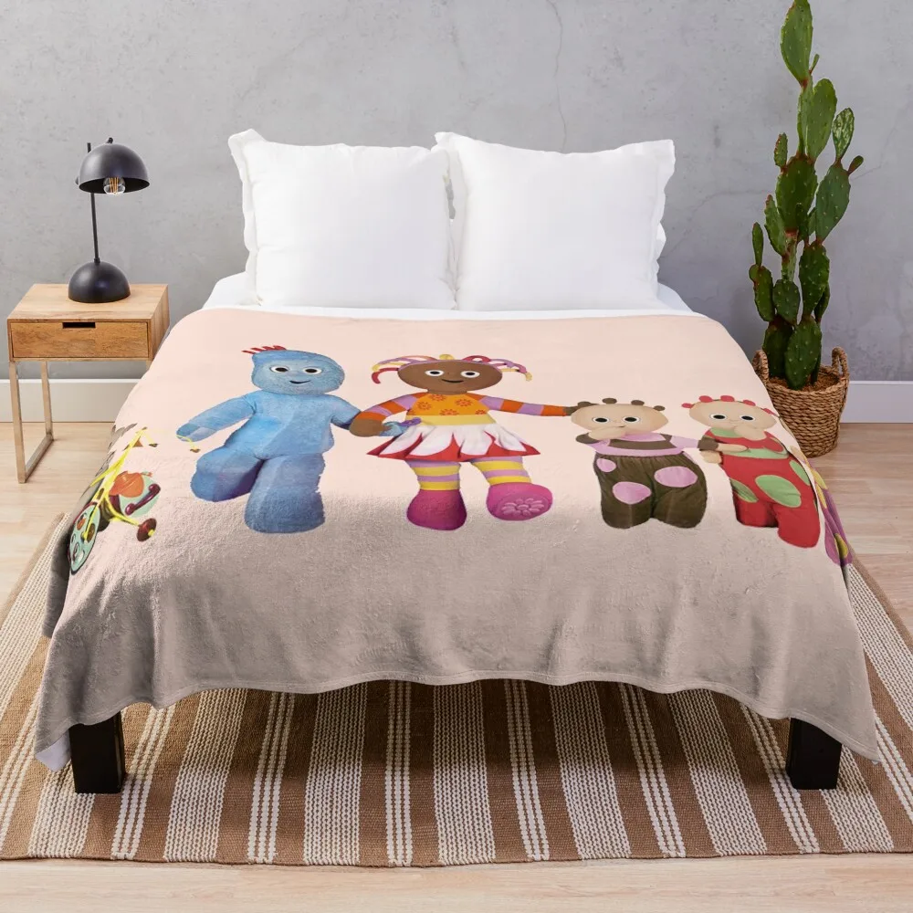 

In the night garden Igglepiggle Throw Blanket warm for winter Bed Fashionable fluffy Cute Plaid Retros Blankets