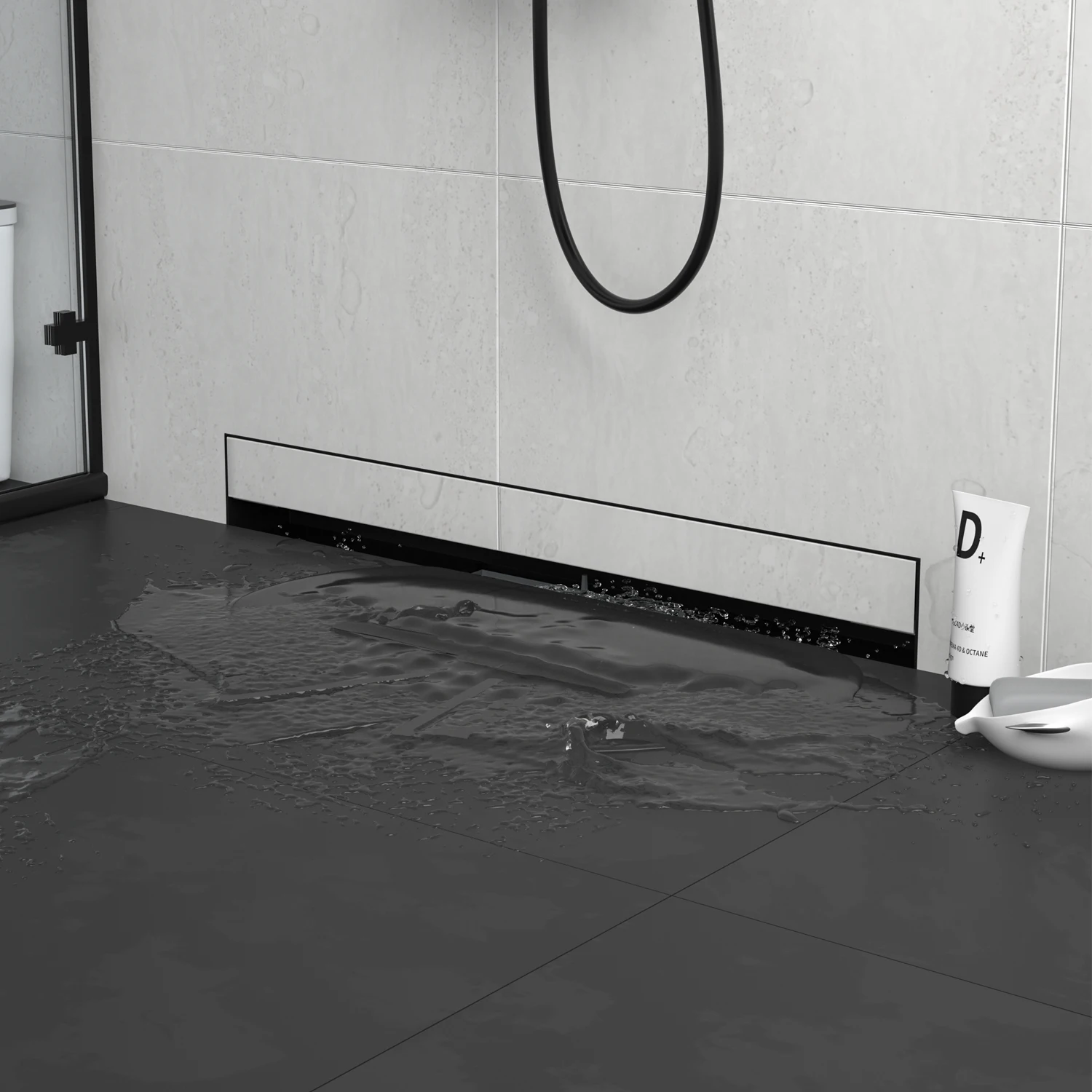 New Design Invisible Grate Linear Shower Drain Bathroom Embedded Wall Drain Floor with Best Services