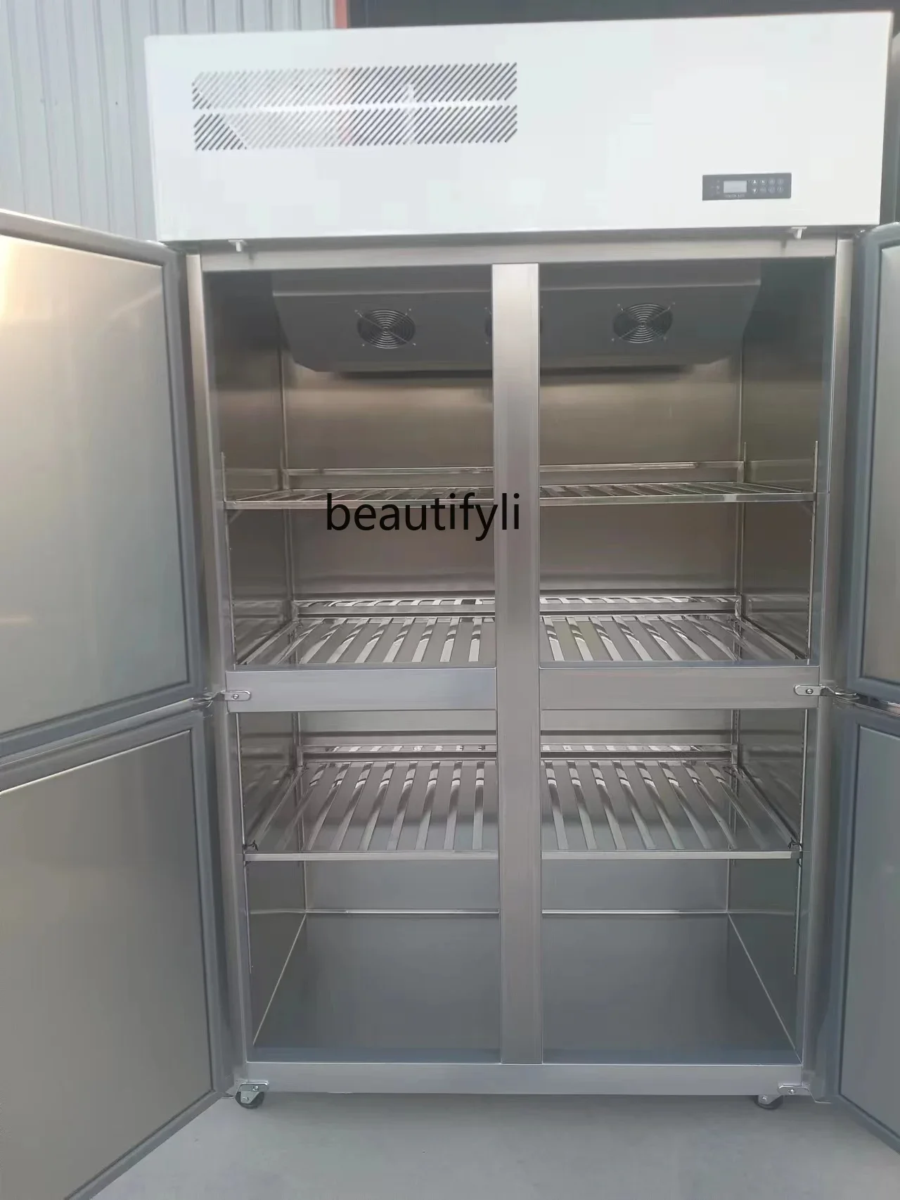 

A61 Air-cooled and frost-free commercial freezer frozen and fresh-keeping refrigerated vertical freezer kitchen freezer
