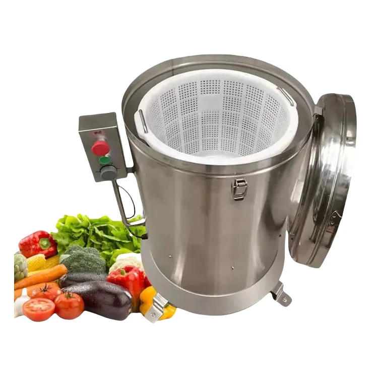 Deshidratador automático comercial para deshidratar patatas fritas, frutas, verduras y alimentos fritos, componente de Motor central de 220V