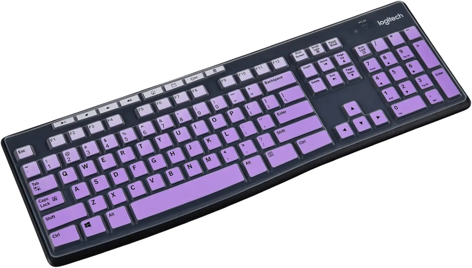 

Keyboard Cover Skin Protector for MK270 MK295 MK370 - Gradual Purple