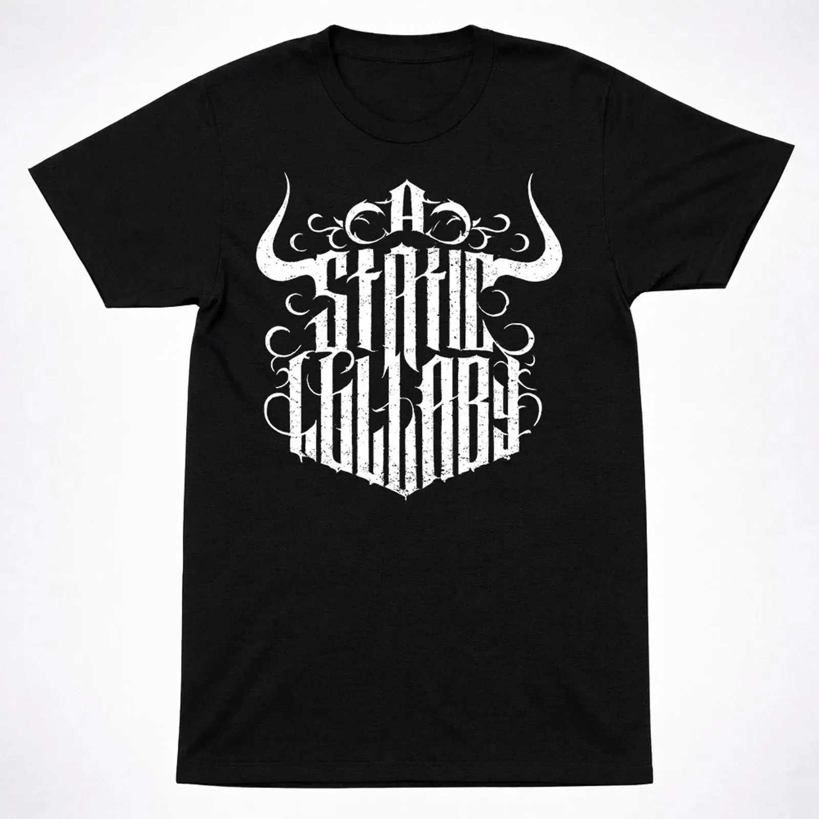 A Static Lullaby Logo T Shirt Post Hardcore Screamo Band Black vintage Washed streetwear Comfortable Top For Everyday Wear