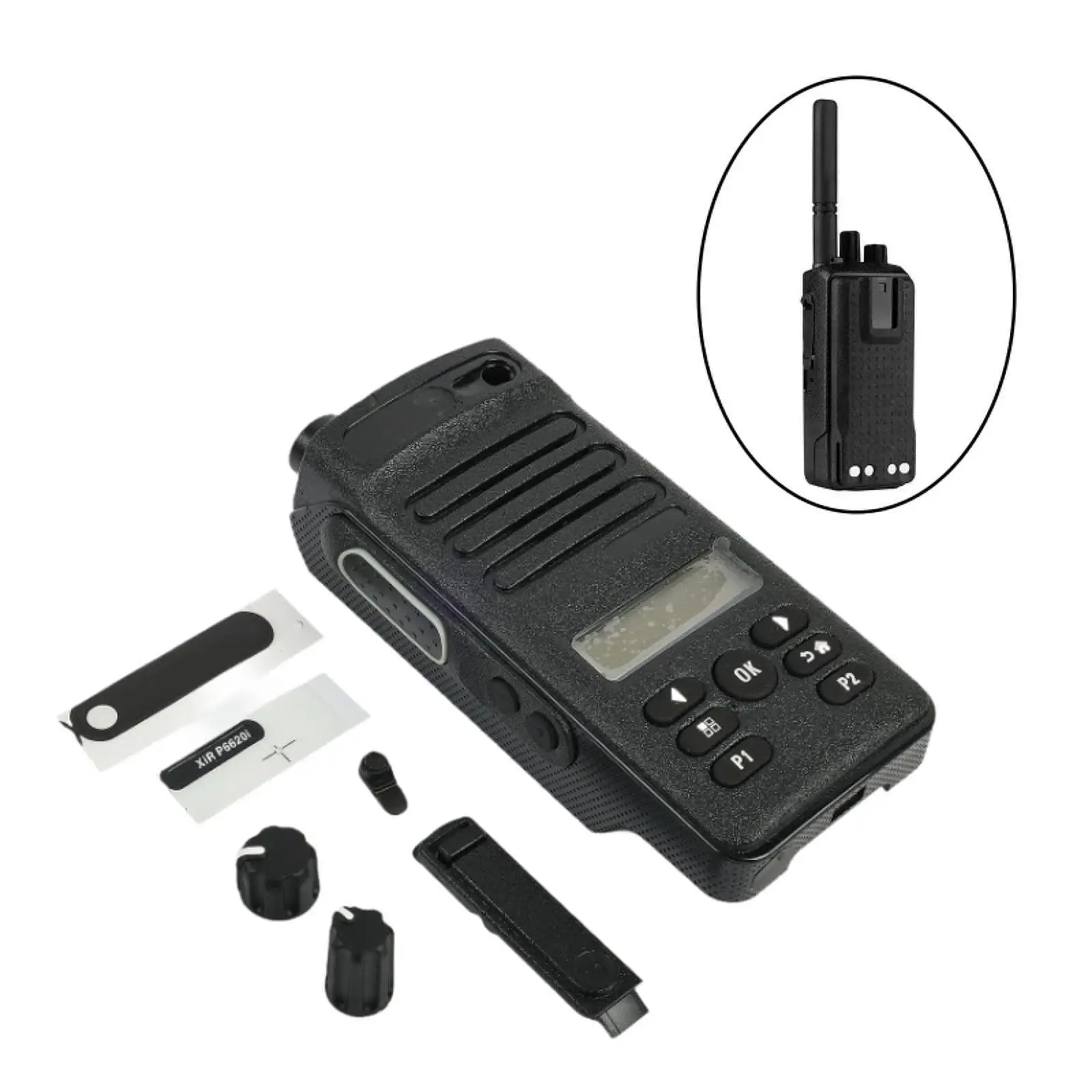 

Two Way Radio Housing Shell Case Kit Replace Parts for Xir P6620i XPR3500